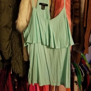 Mint green tank top